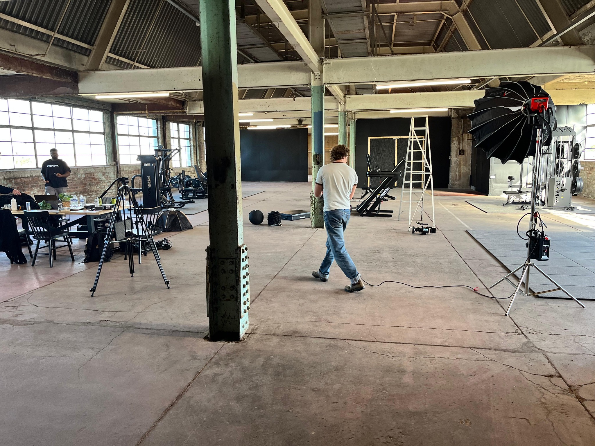Marketing video and photography production taking place at Eisen Hub