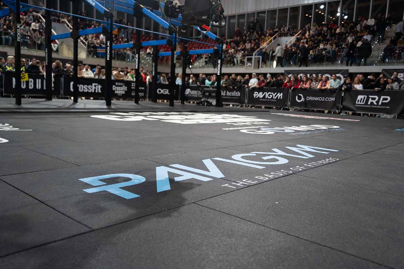 Pavigym flooring installation for cross training